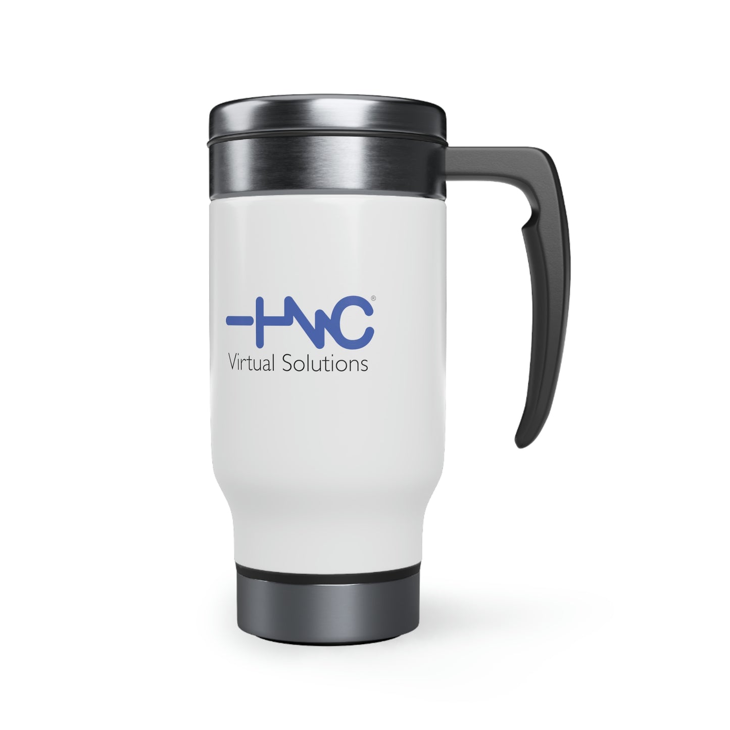 Stainless Steel Travel Mug with Handle, 14oz - HNC