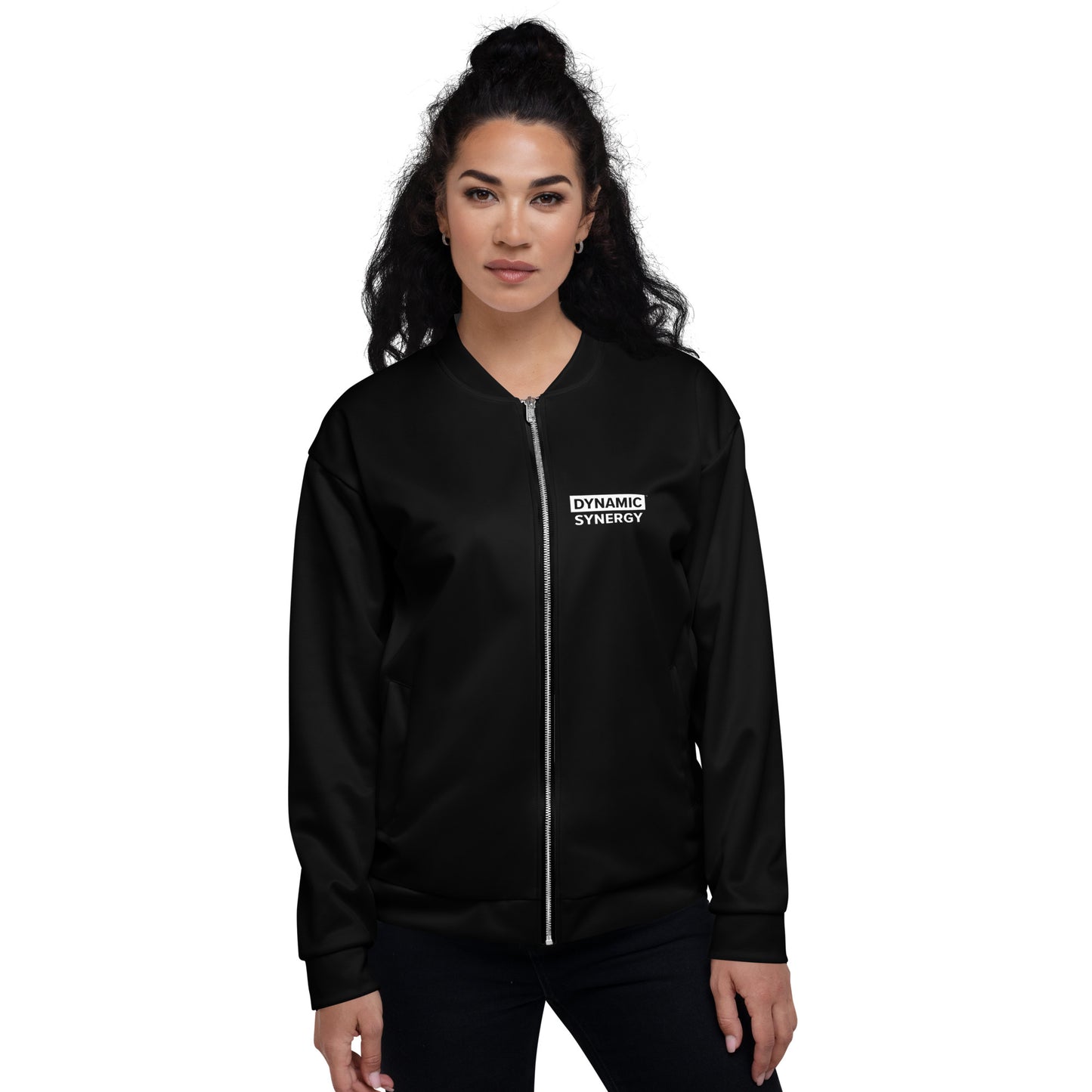 Unisex Bomber Jacket - Dynamic Synergy