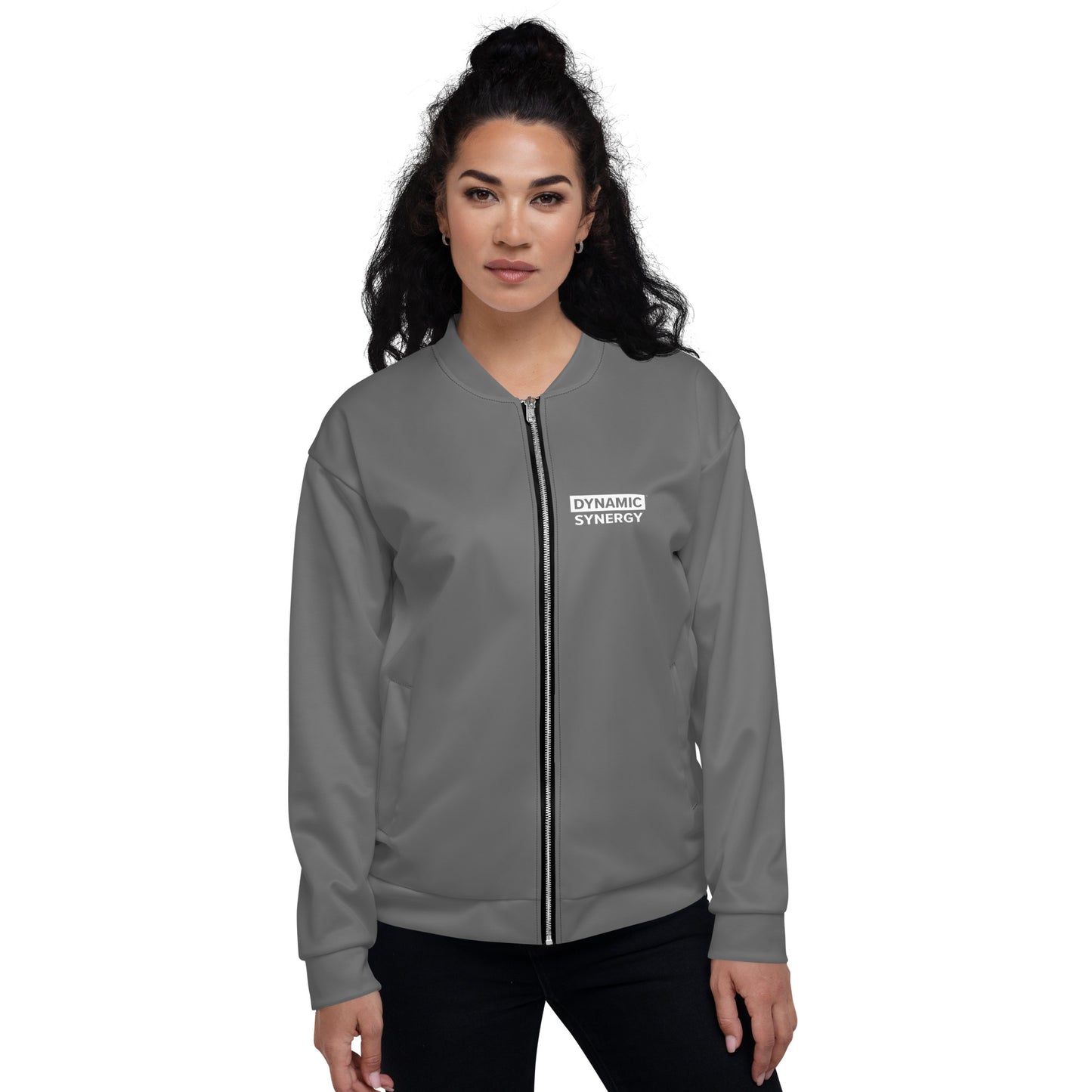 Unisex Bomber Jacket - Dynamic Synergy