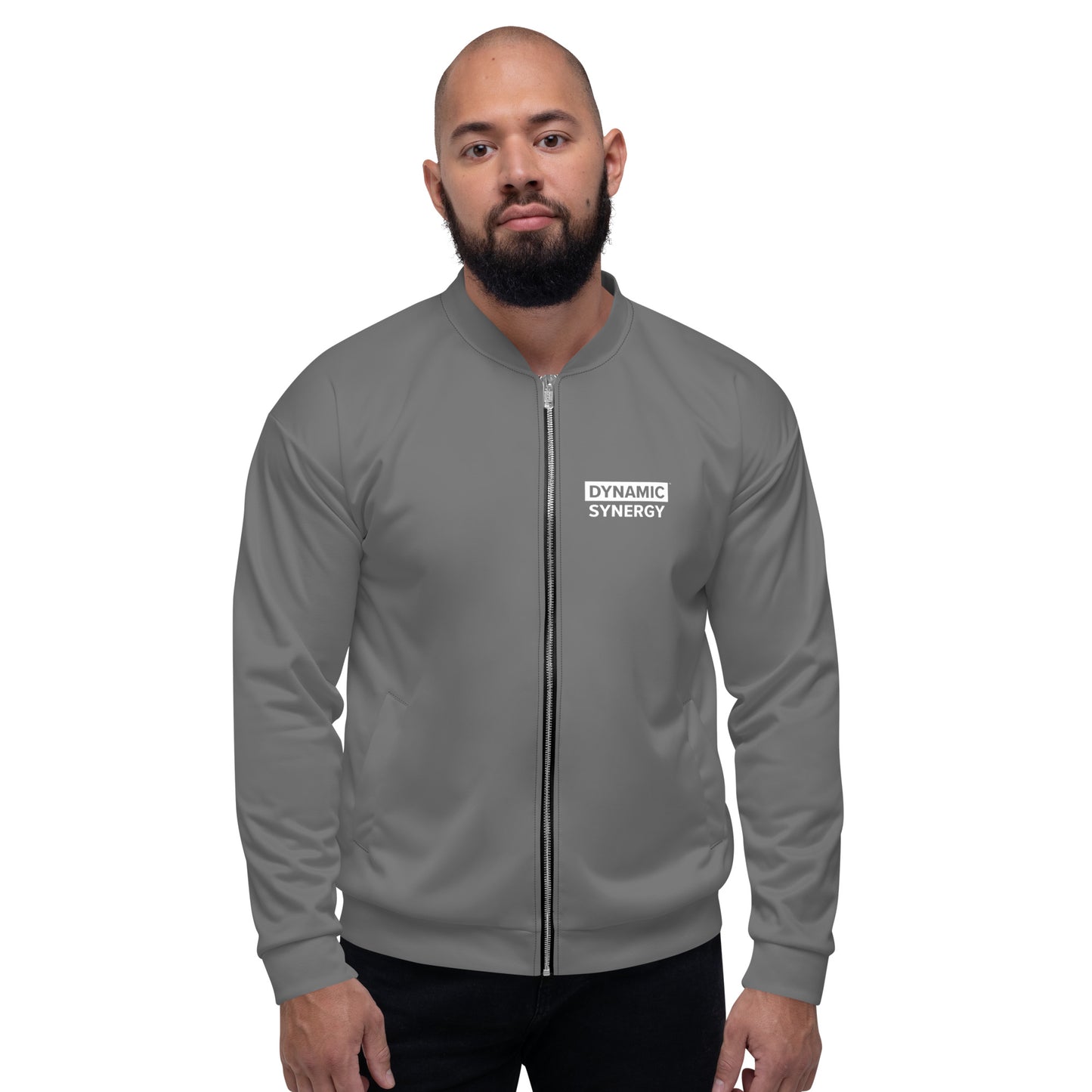 Unisex Bomber Jacket - Dynamic Synergy