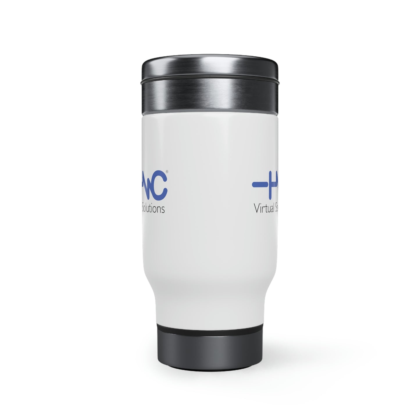 Stainless Steel Travel Mug with Handle, 14oz - HNC