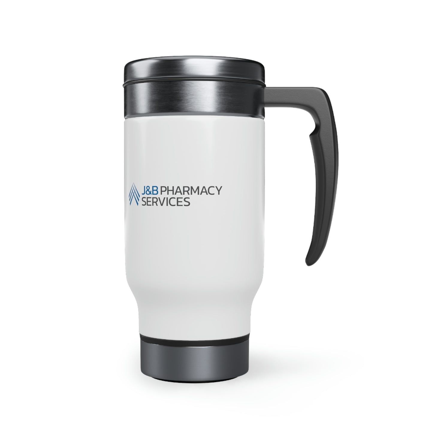 Stainless Steel Travel Mug with Handle, 14oz - J&B Pharmacy