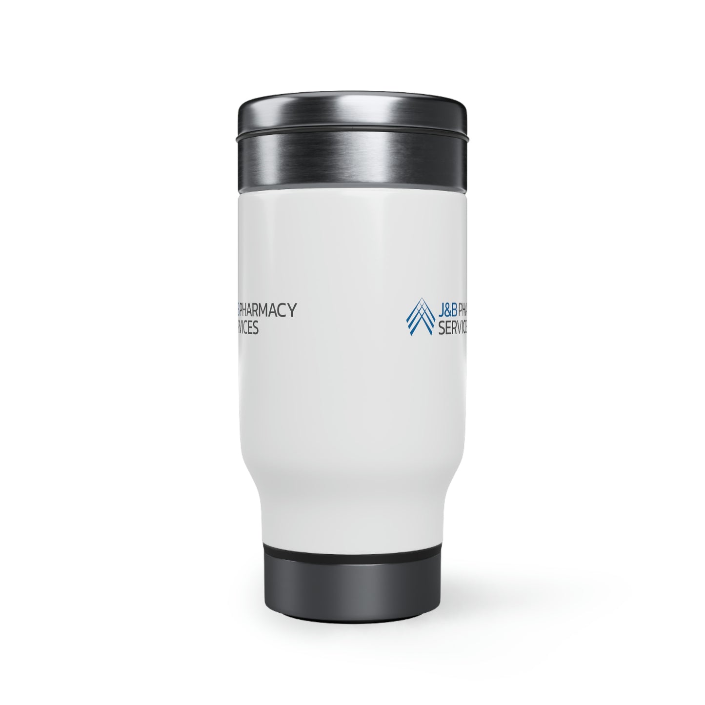 Stainless Steel Travel Mug with Handle, 14oz - J&B Pharmacy